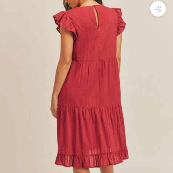 NWT Sadie & Sage Red Dress, Size Small - Picture 2 of 5